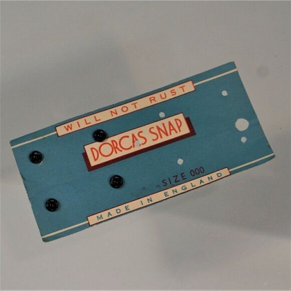 Vintage Lot of Snap Fasteners - Dorcas - Prym - Woolco - Black And Silver Color - Picture 3 of 8